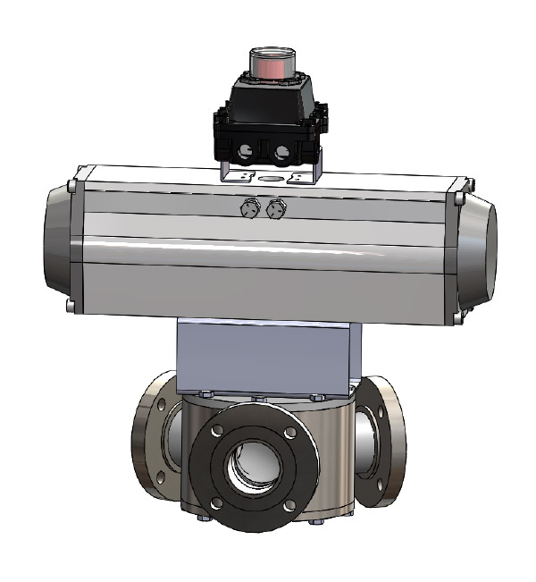 Piggable 3-Way Diverter Valve